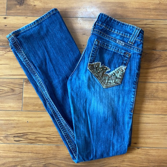 Cruel Girl Camryn Camo Slim Fit Bootcut Jeans - Picture 3 of 9